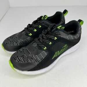 Avia Boys AVI-RYDER Black Synthetic Low Top Sneakers Size 5 Walking Shoes